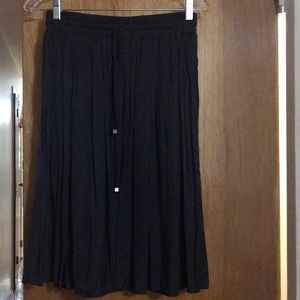 Black flair skirt